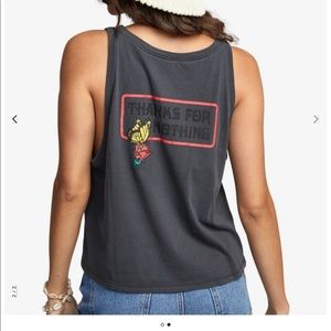NWT RVCA thanks for nothing muscle tank M